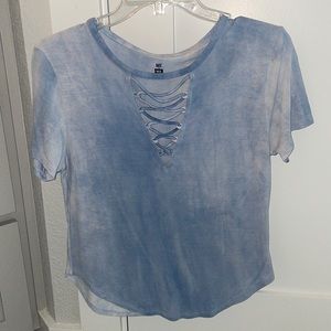 PacSun Shirt - Size XS (Blue Tie Die)